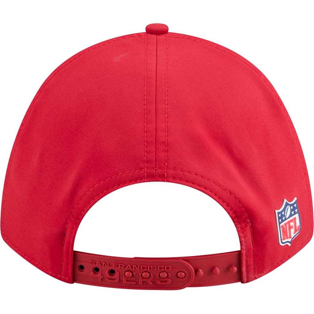 NFL San Francisco 49ers New Era 2025 Sideline 9FORTY M-Crown Snapback Hat - Red - Image 4
