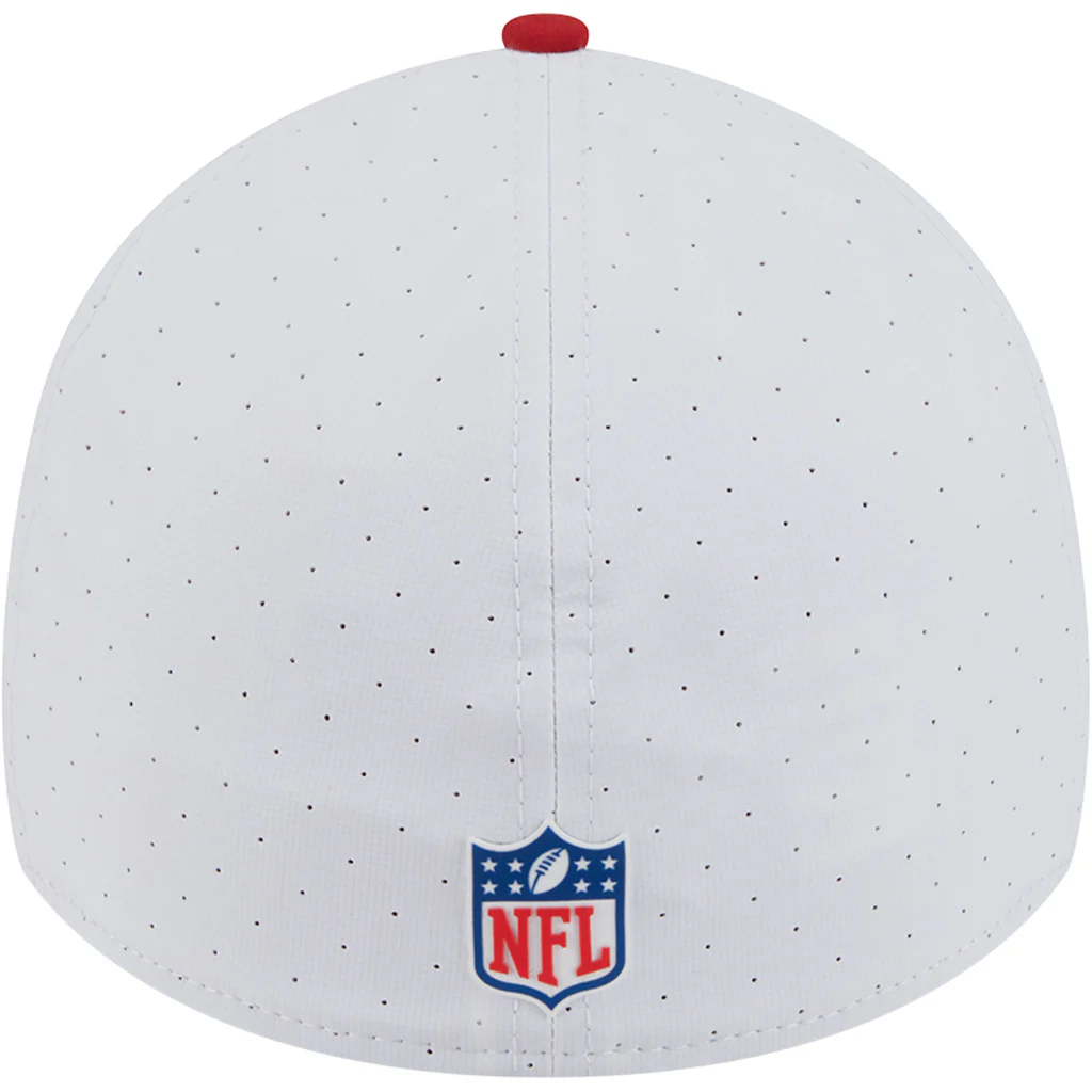 NFL San Francisco 49ers New Era 2025 Training 39THIRTY Flex Fit Hat - White - Image 4