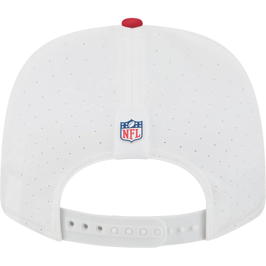 NFL San Francisco 49ers New Era 2025 Training 9SEVENTY Stretch-Snapback Hat - White - Image 4