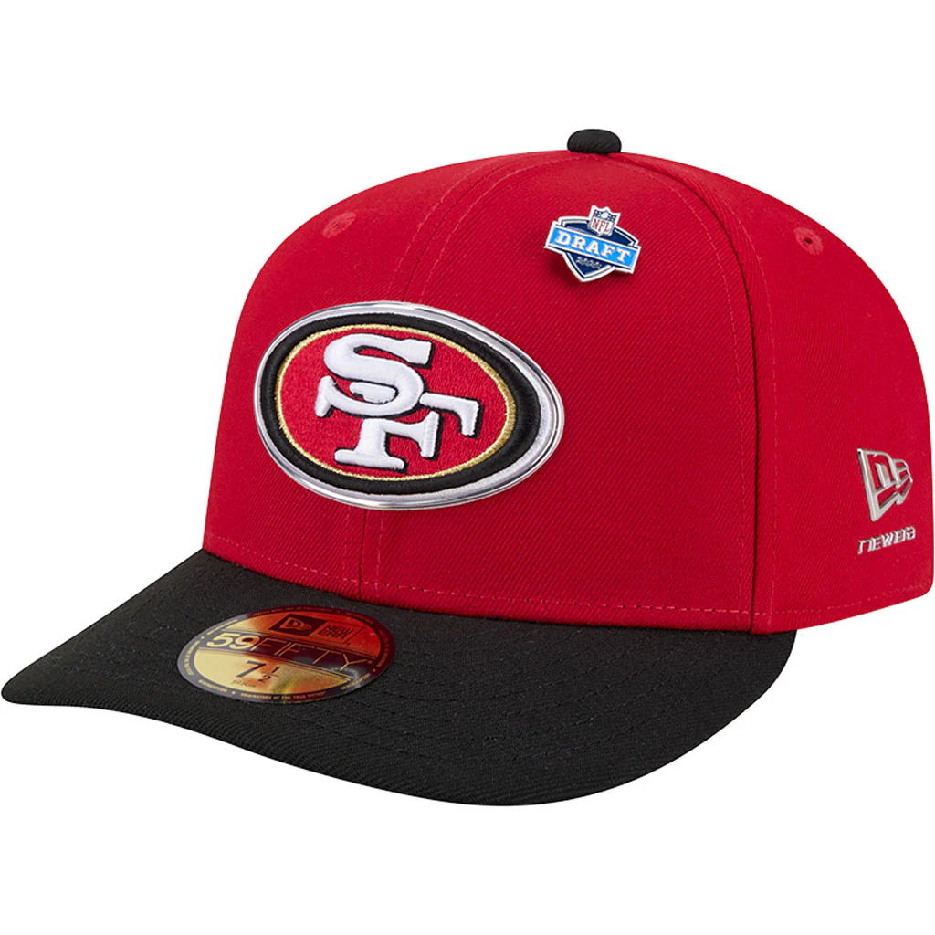 NFL San Francisco 49ers New Era 2026 Draft 59FIFTY Fitted Hat - Red