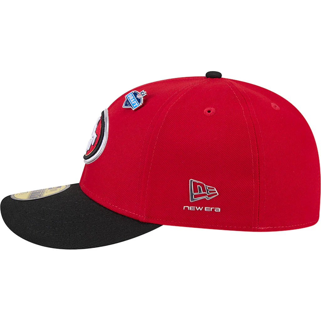NFL San Francisco 49ers New Era 2026 Draft 59FIFTY Fitted Hat - Red - Image 4