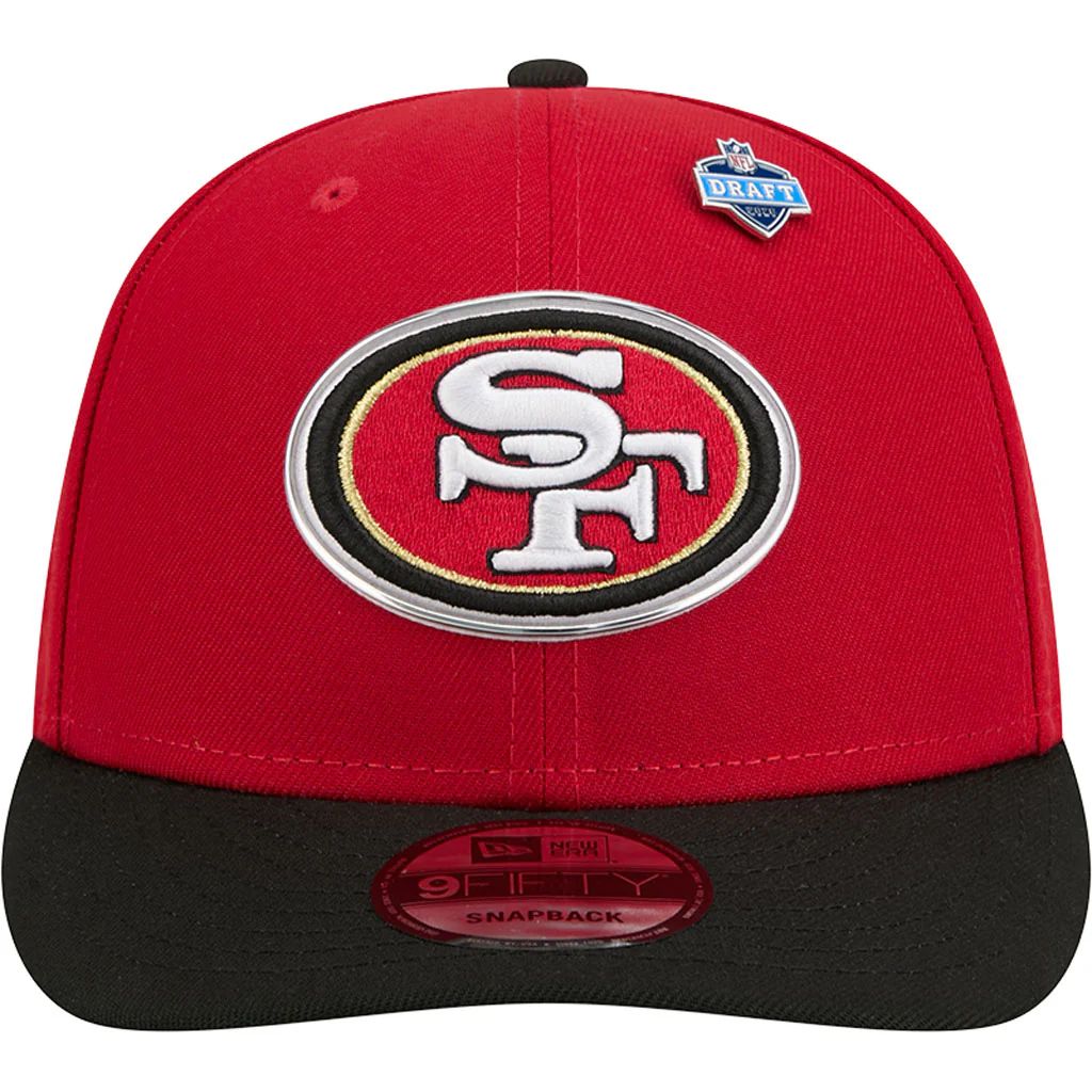 NFL San Francisco 49ers New Era 2026 Draft 9FIFTY Snapback Hat - Red - Image 3