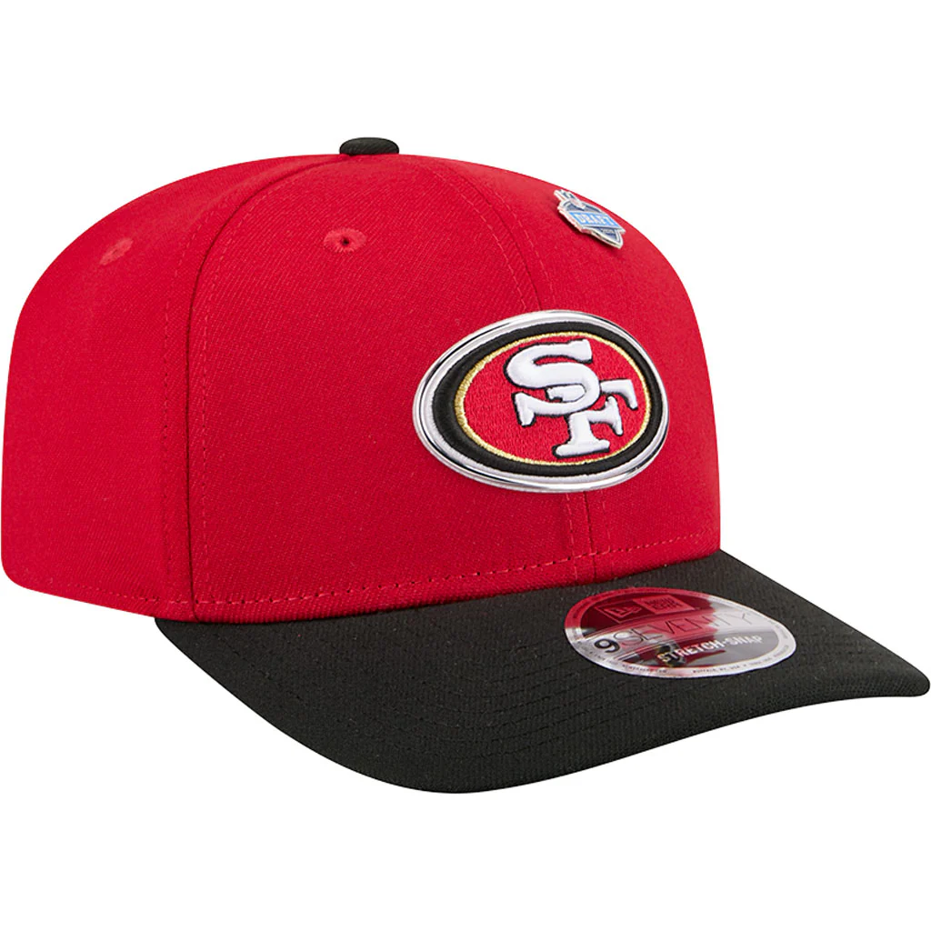 NFL San Francisco 49ers New Era 2026 Draft 9SEVENTY Snapback Hat - Red - Image 2