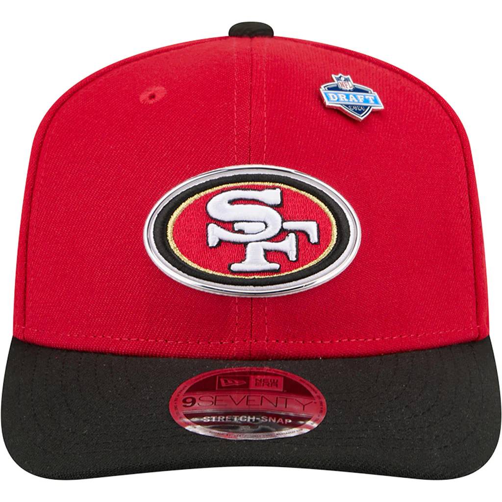 NFL San Francisco 49ers New Era 2026 Draft 9SEVENTY Snapback Hat - Red - Image 3