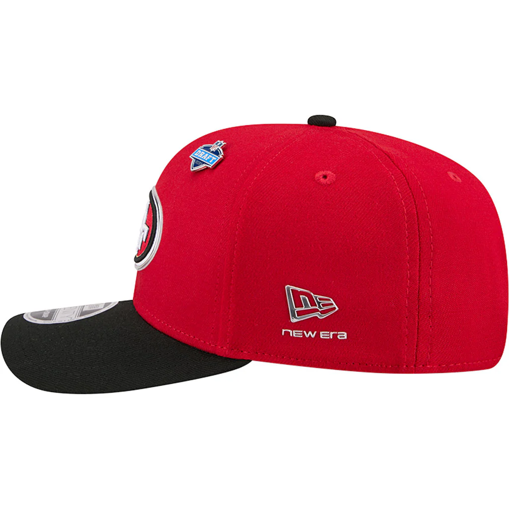 NFL San Francisco 49ers New Era 2026 Draft 9SEVENTY Snapback Hat - Red - Image 4
