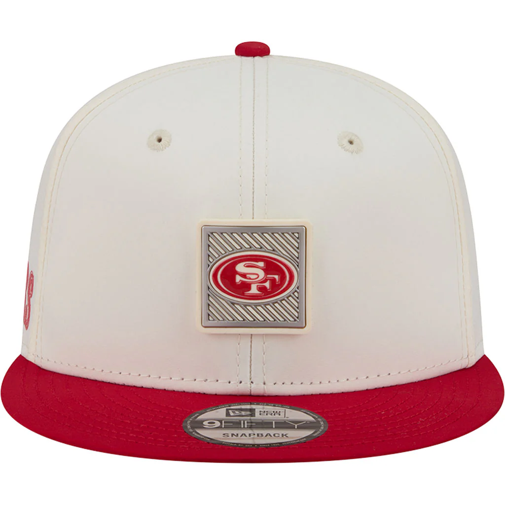 NFL San Francisco 49ers New Era 2026 Training 9FIFTY Snapback Hat - Cream - Image 3