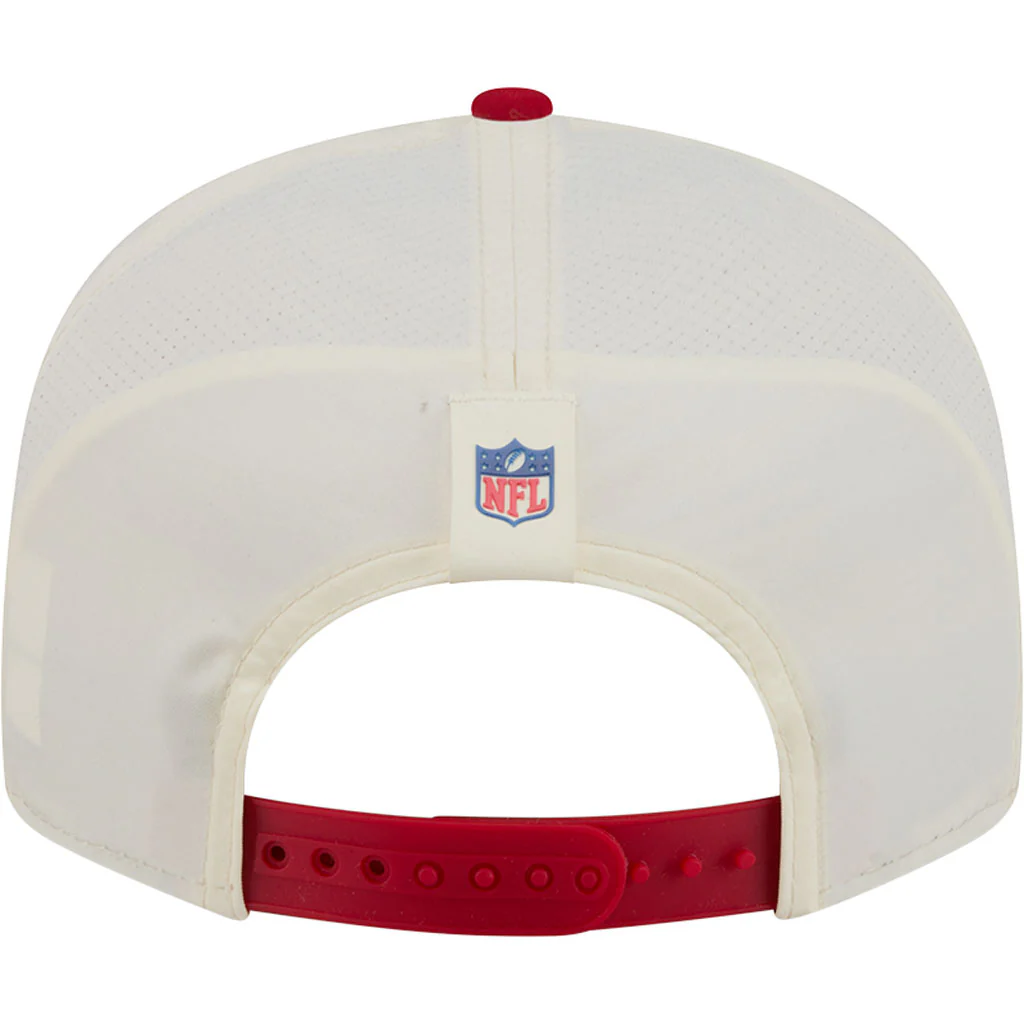 NFL San Francisco 49ers New Era 2026 Training 9FIFTY Snapback Hat - Cream - Image 6