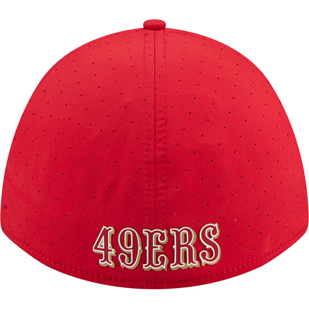 NFL San Francisco 49ers New Era Assist 39THIRTY M-Cown Flex Fit Hat - Red - Image 3