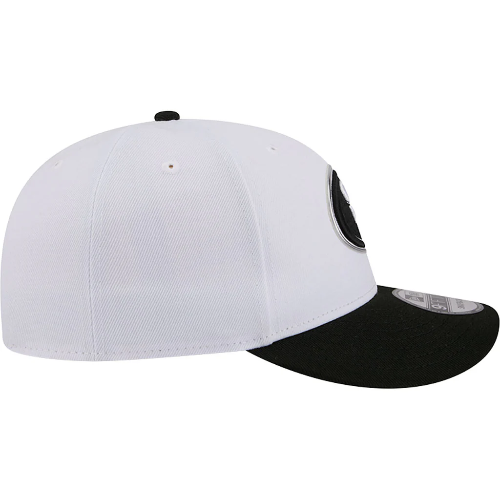NFL San Francisco 49ers New Era Black & White 2026 Draft 9FIFTY Snapback Hat - White - Image 5