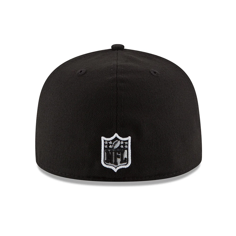 NFL San Francisco 49ers New Era Black & White 59FIFTY Fitted Hat - Image 4
