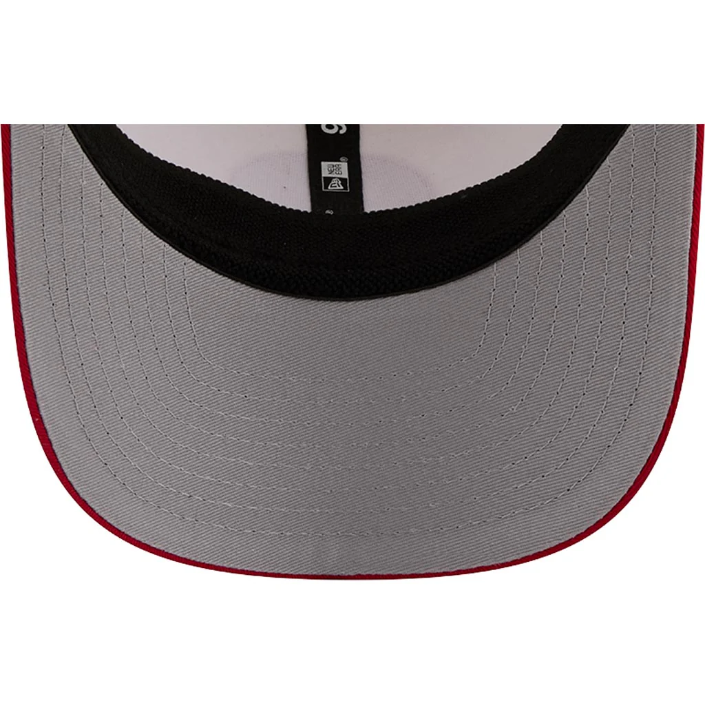 NFL San Francisco 49ers New Era Circle 9SEVENTY Stretch-Snapback Hat - Cream - Image 5