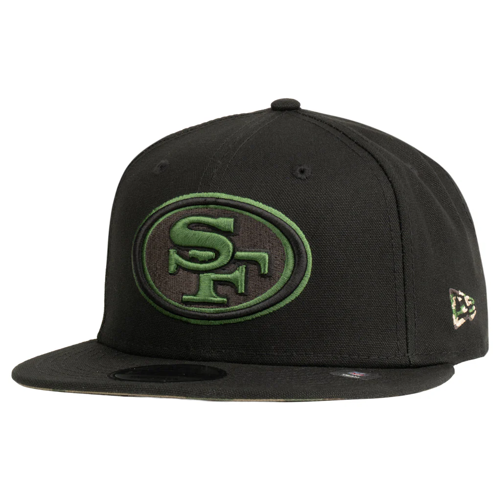 NFL San Francisco 49ers New Era Commando 9FIFTY Snapback Hat - Black