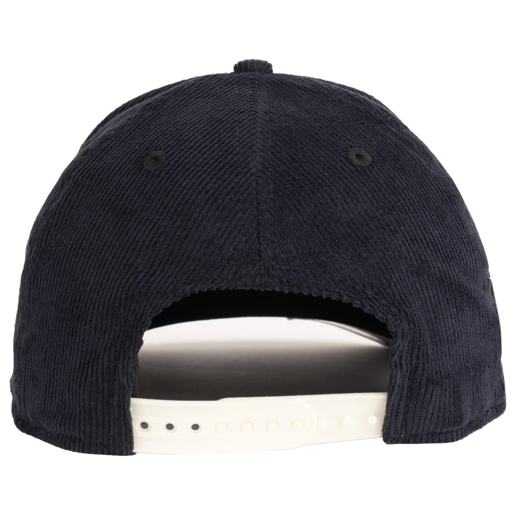 NFL San Francisco 49ers New Era Corduroy 9FIFTY A-Frame Snapback Hat - Navy - Image 3