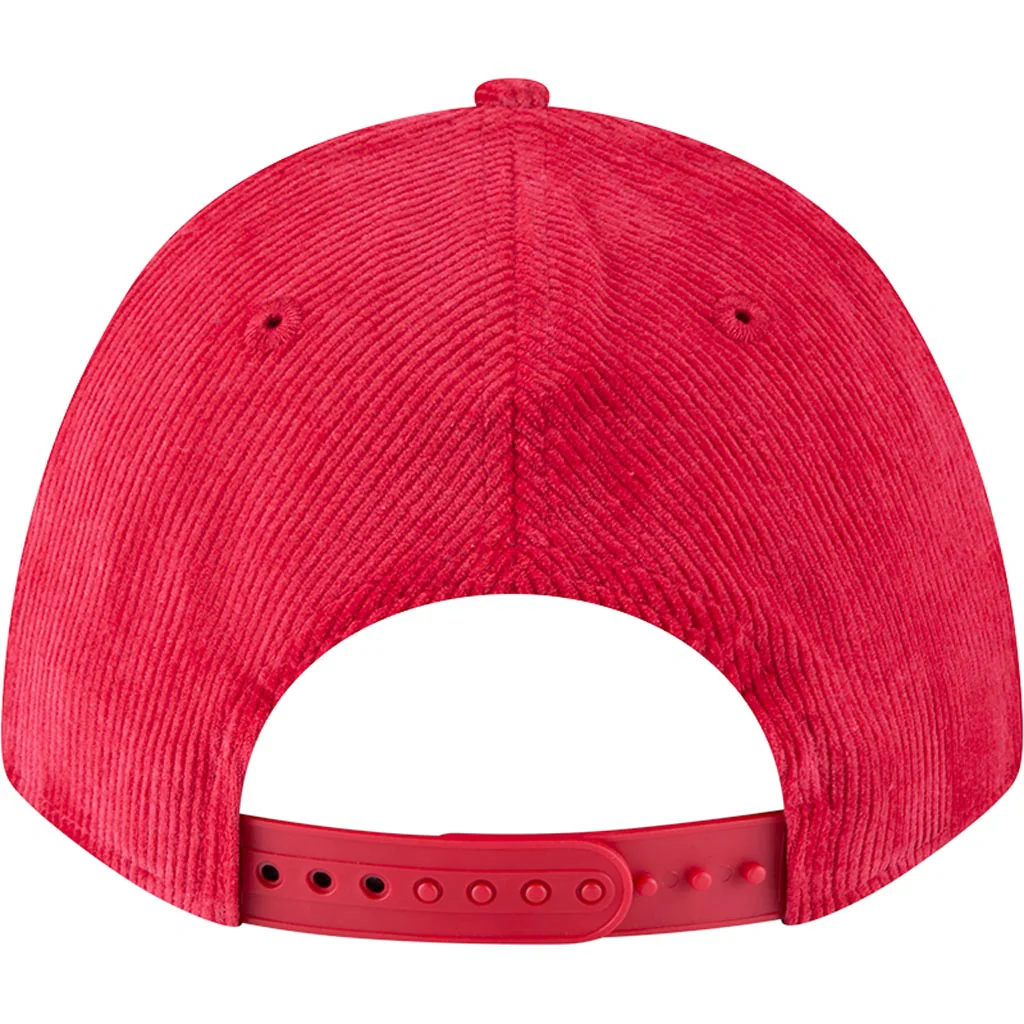 NFL San Francisco 49ers New Era Corduroy 9FORTY A-Frame M-Crown Snapback Hat - Red - Image 4