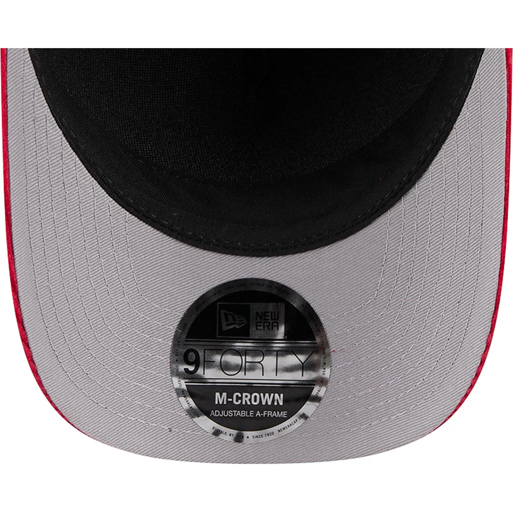 NFL San Francisco 49ers New Era Corduroy 9FORTY A-Frame M-Crown Snapback Hat - Red - Image 5