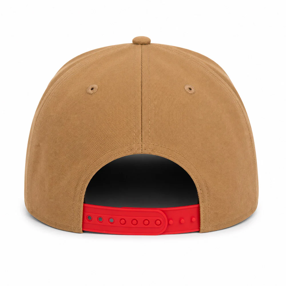 NFL San Francisco 49ers New Era Khaki 9FIFTY A-Frame Snapback Hat - Khaki - Image 2