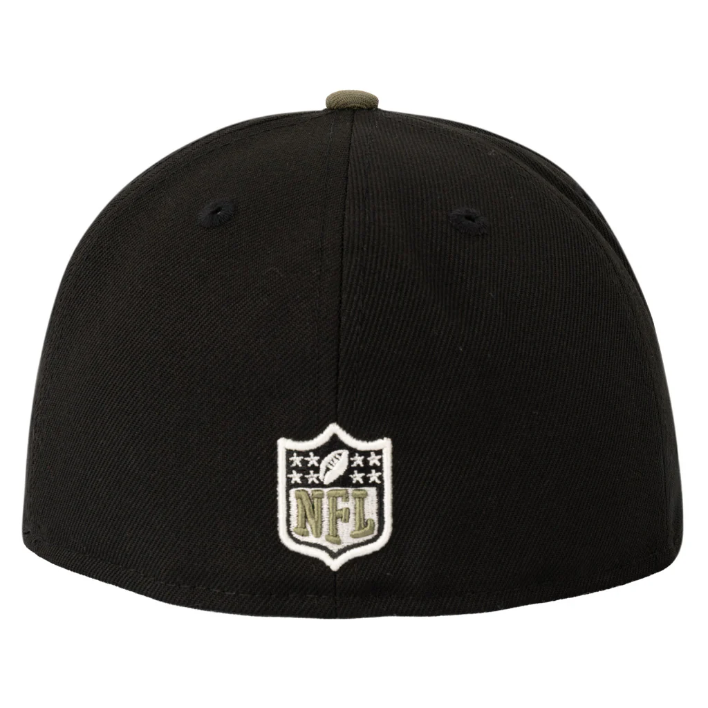 NFL San Francisco 49ers New Era Midnight Jungle 59FIFTY Fitted Hat - Black - Image 4