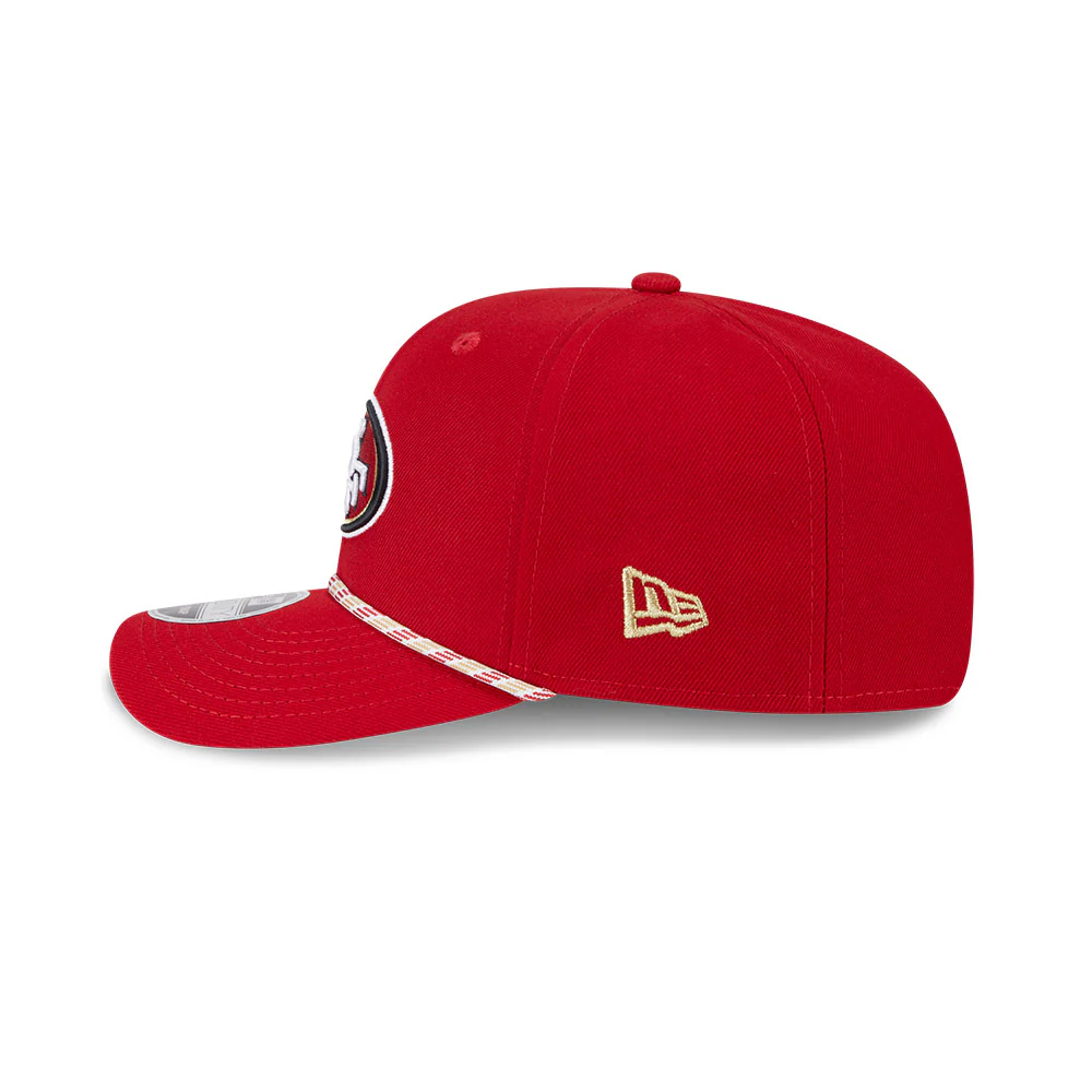 NFL San Francisco 49ers New Era Multicolor Rope 9SEVENTY Stretch-Snapback Hat - Red - Image 4