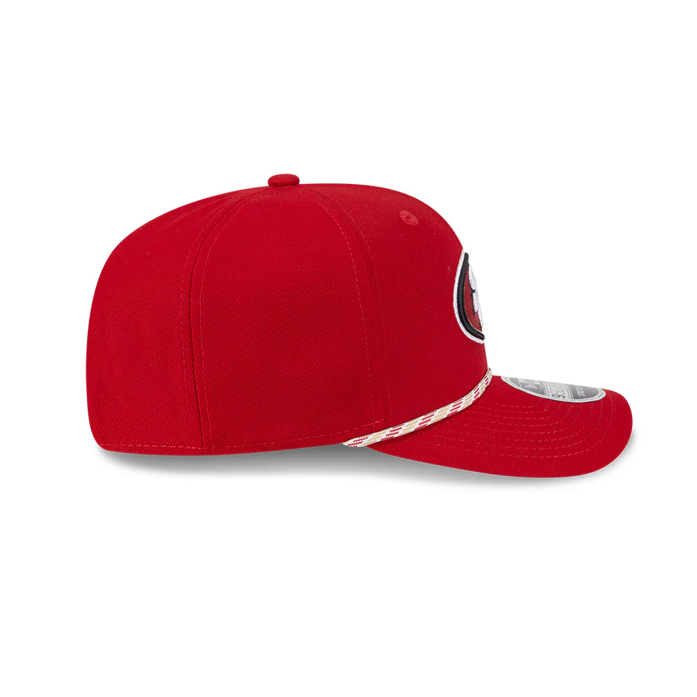 NFL San Francisco 49ers New Era Multicolor Rope 9SEVENTY Stretch-Snapback Hat - Red - Image 6