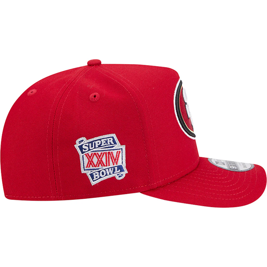 NFL San Francisco 49ers New Era OTC 9FIFTY A-Frame Hat - Red - Image 5