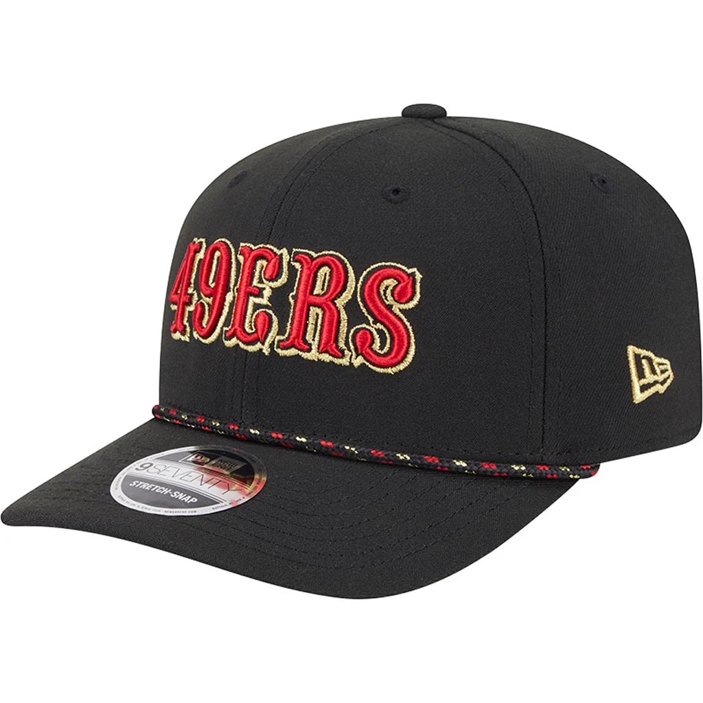 NFL San Francisco 49ers New Era Rivalries Onfield 9SEVENTY Snapback Hat - Black - Image 2