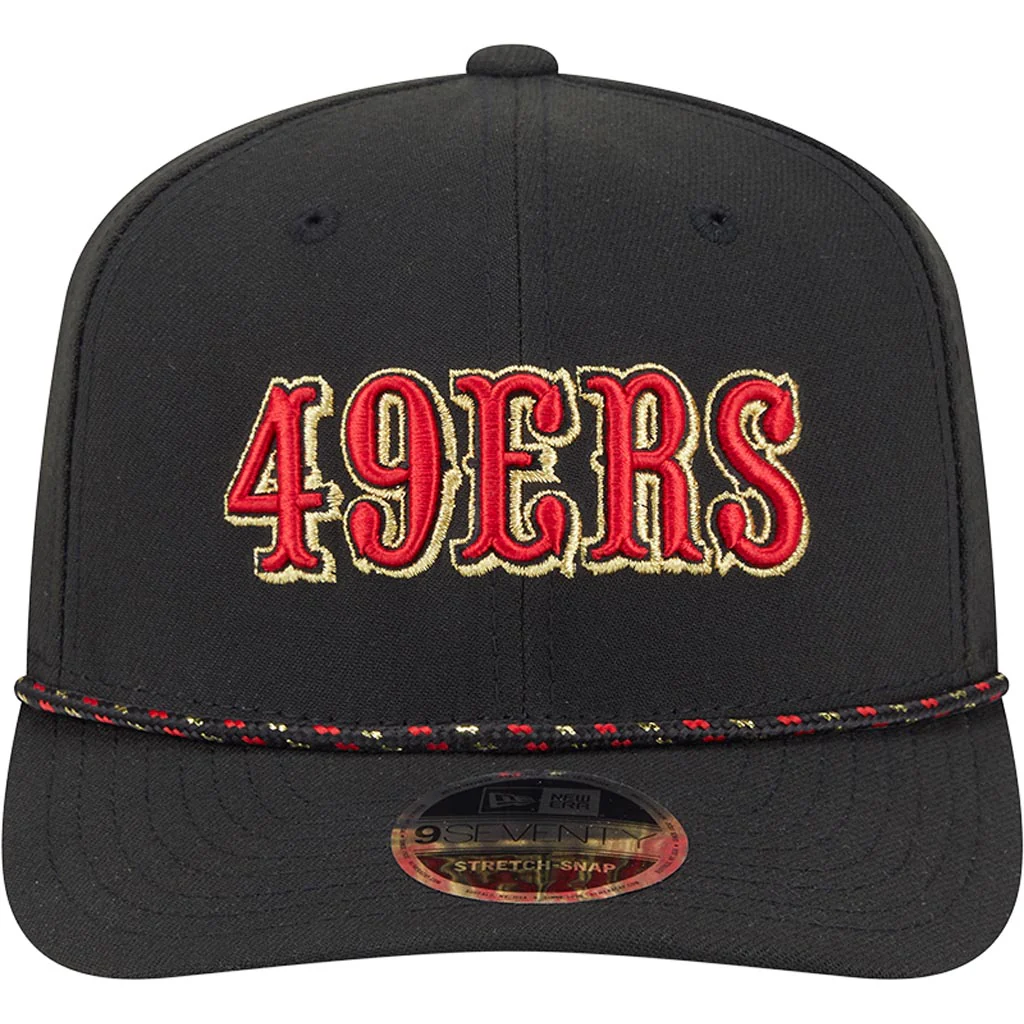 NFL San Francisco 49ers New Era Rivalries Onfield 9SEVENTY Snapback Hat - Black - Image 3