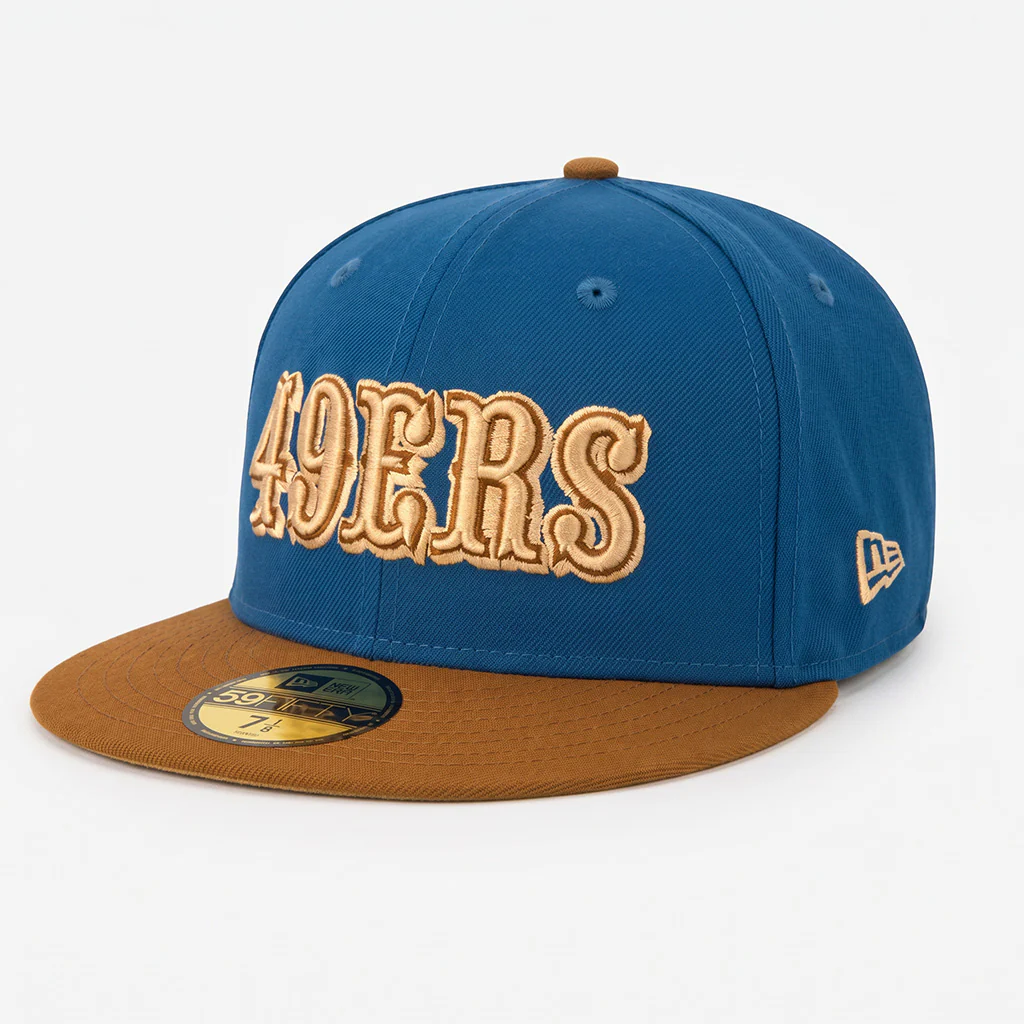 NFL San Francisco 49ers New Era Rodeo 59FIFTY Fitted Hat- Blue - Image 2