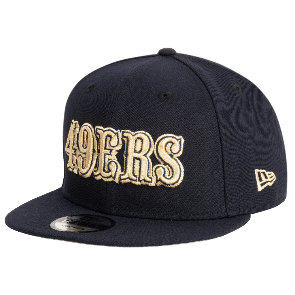 NFL San Francisco 49ers New Era Royal Merchant 9FIFTY Snapback Hat - Navy