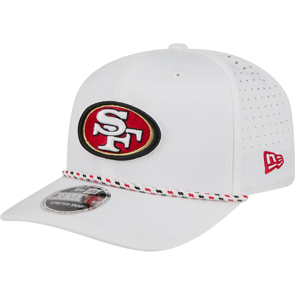 NFL San Francisco 49ers New Era Sport 9SEVENTY Stretch Snapback Hat - White