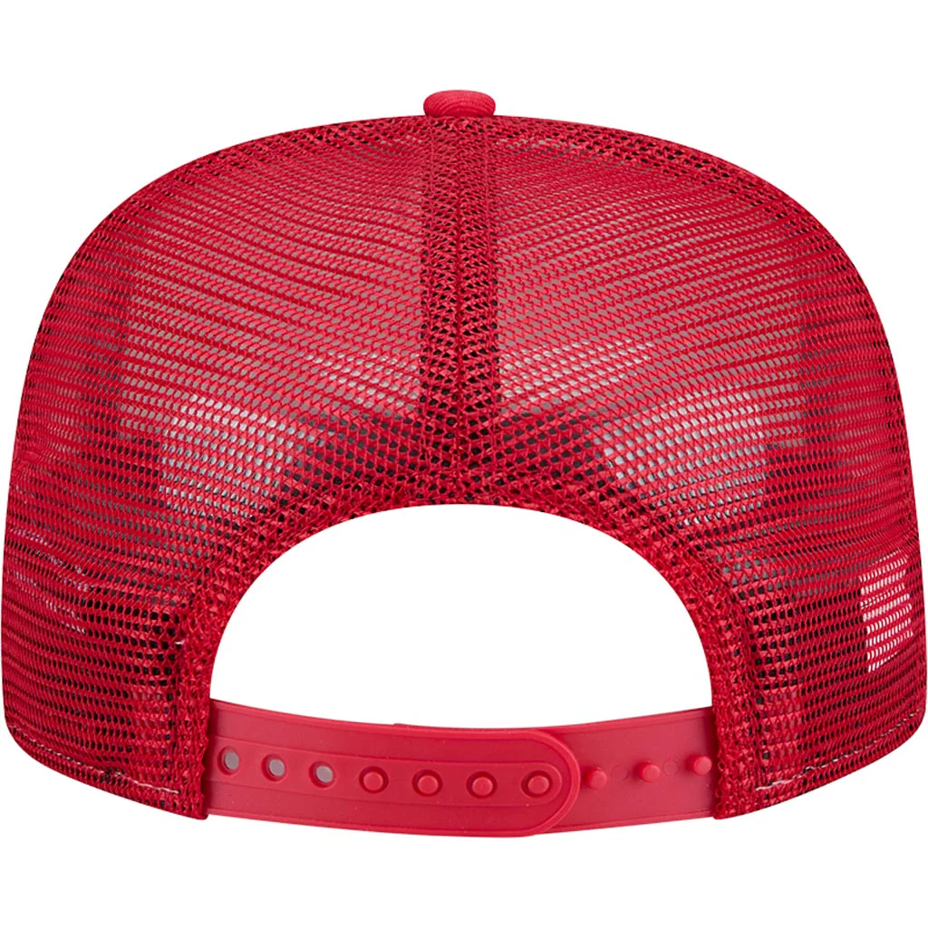 NFL San Francisco 49ers New Era Team Cutout 9FIFTY A-Frame Snapback Hat - Cream - Image 4