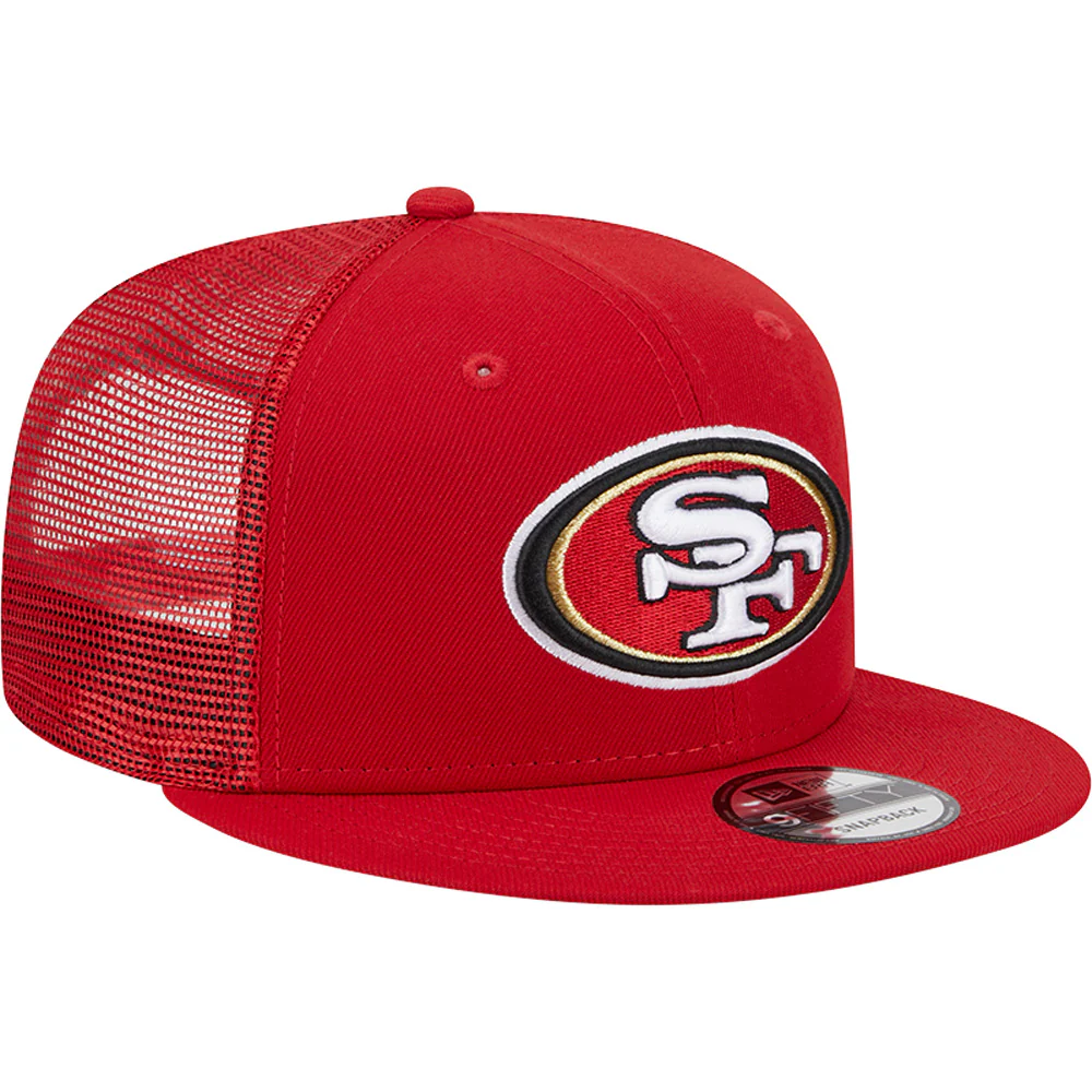 NFL San Francisco 49ers New Era 9FIFTY Snapback Trucker Hat - Red - Image 2