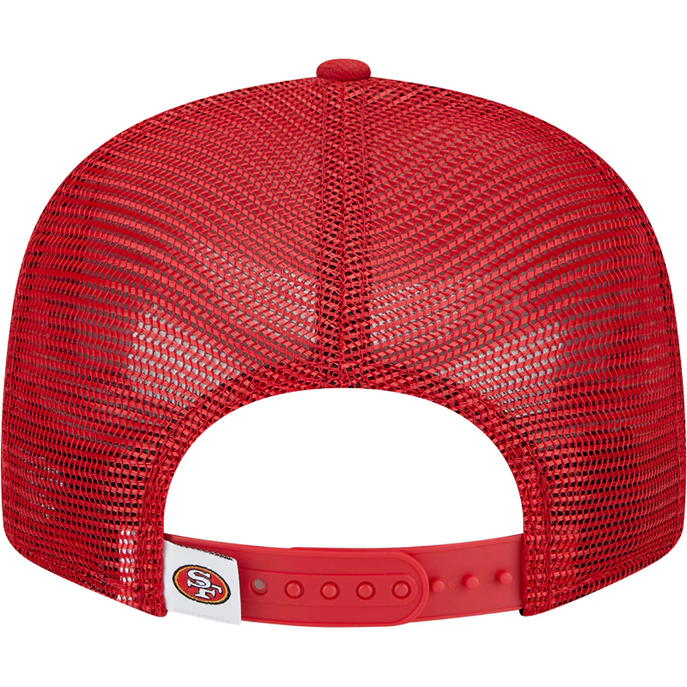 NFL San Francisco 49ers New Era 9FIFTY Snapback Trucker Hat - Red - Image 4