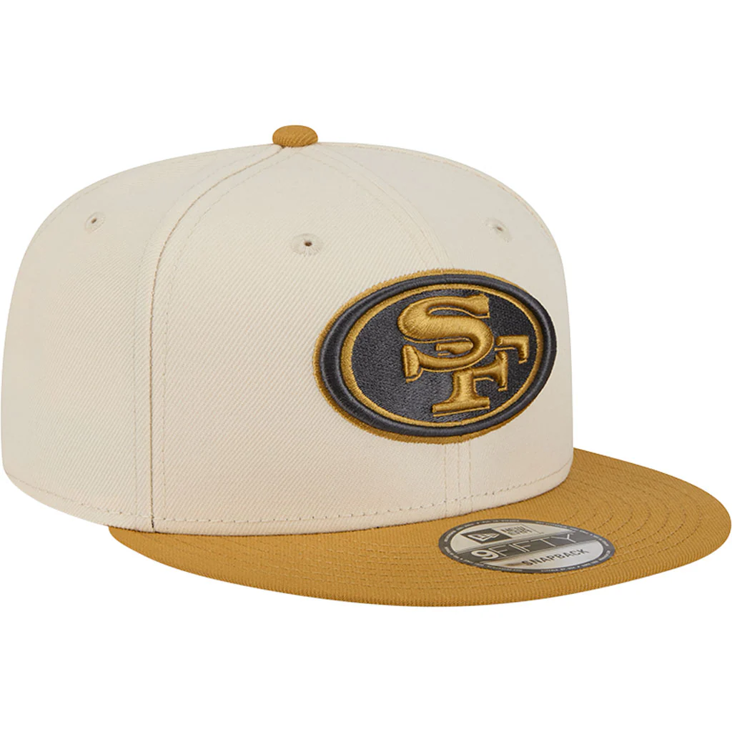 NFL San Francisco 49ers New Era Two-Tone Dusted 9FIFTY Snapback Hat - Light cream - Image 2