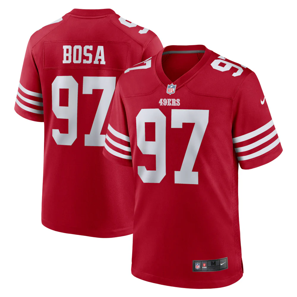 NFL San Francisco 49ers Nick Bosa Nike Home Game Jersey - Red