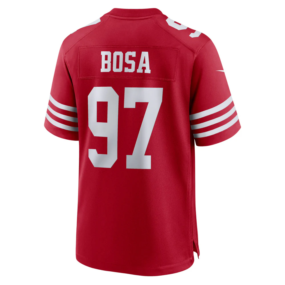 NFL San Francisco 49ers Nick Bosa Nike Home Game Jersey - Red - Image 2