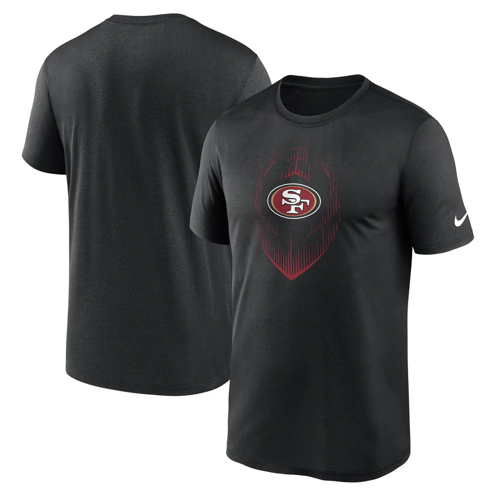 NFL San Francisco 49ers Nike 2024 Icon Legend T-Shirt - Black