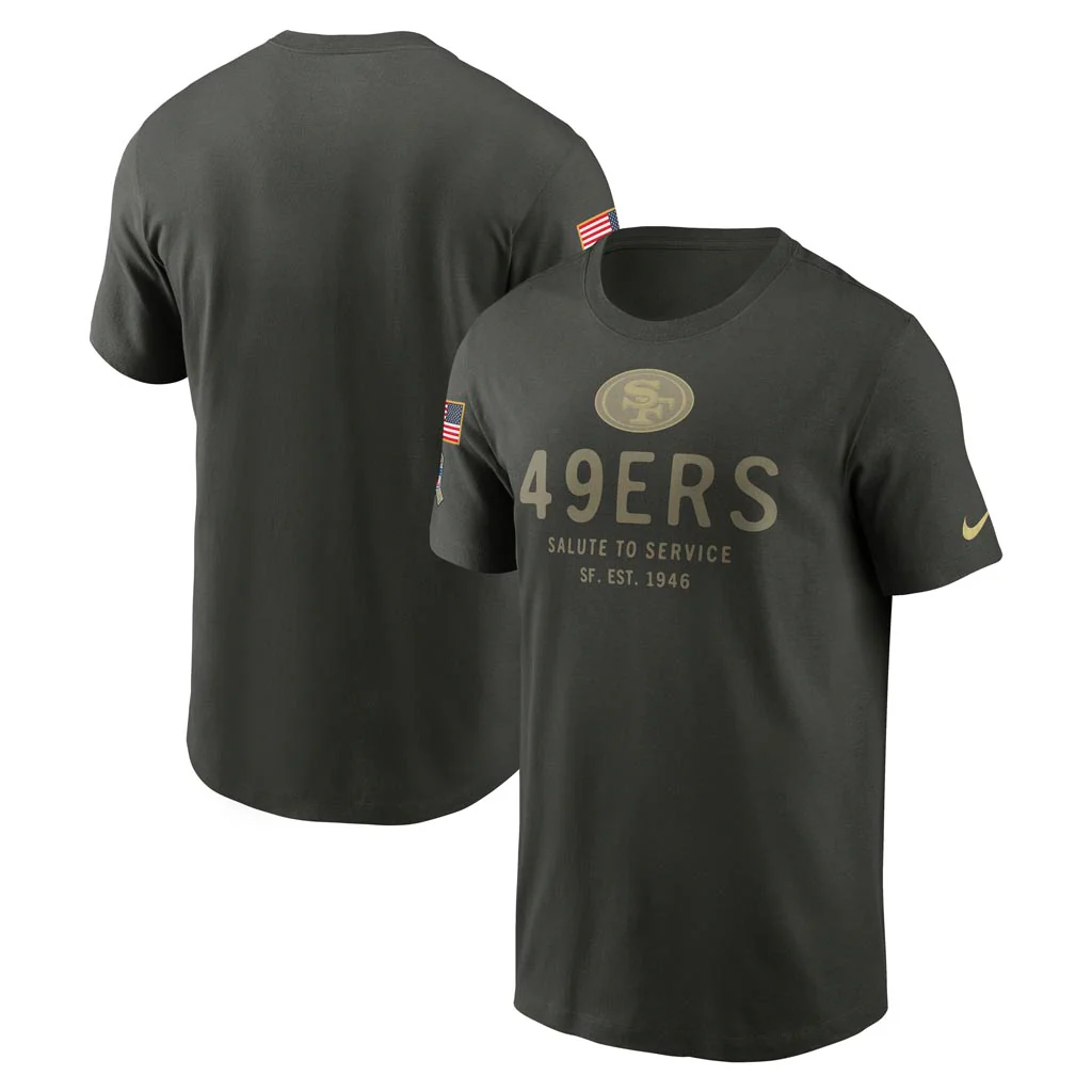 NFL San Francisco 49ers Nike 2025 Salute to Service Legend T-Shirt - Green