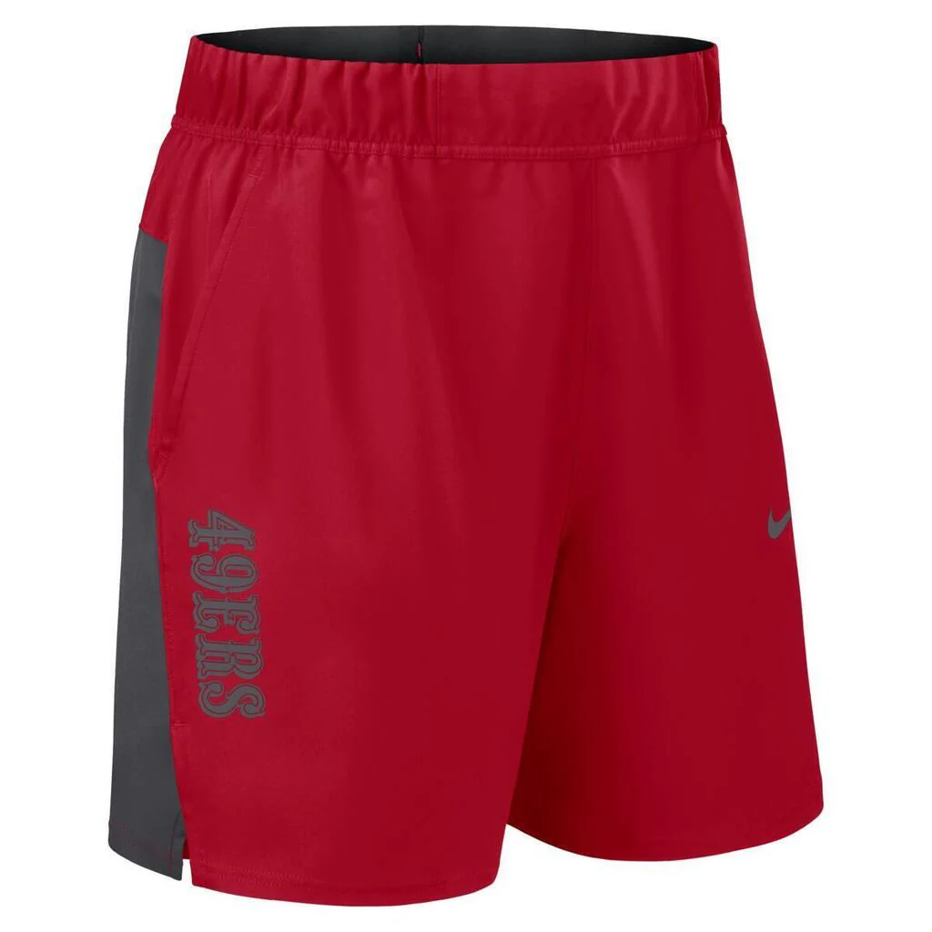 NFL San Francisco 49ers Nike 2025 Victory Woven Short - Red - Image 2