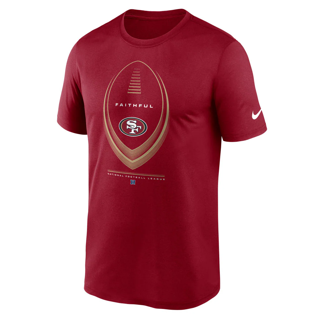 NFL San Francisco 49ers Nike 2026 Icon Legend T-Shirt - Red - Image 2