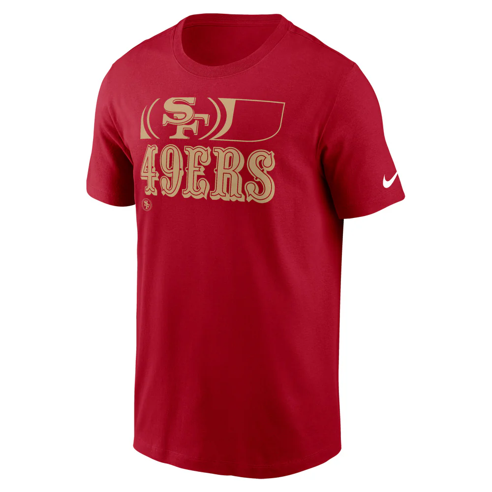 NFL San Francisco 49ers Nike Air Essential T-Shirt - Red - Image 2