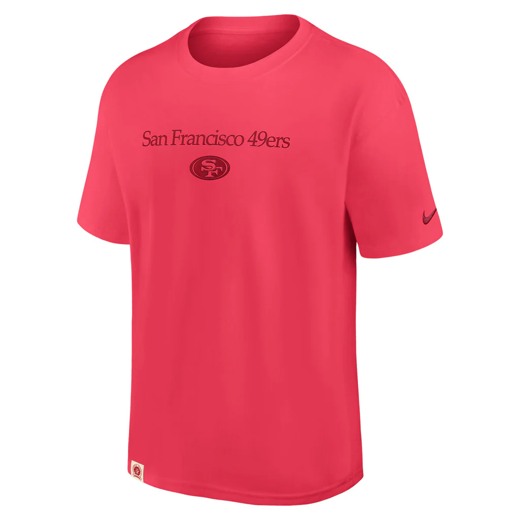 NFL San Francisco 49ers Nike Glory Max90 T-Shirt - Red - Image 2