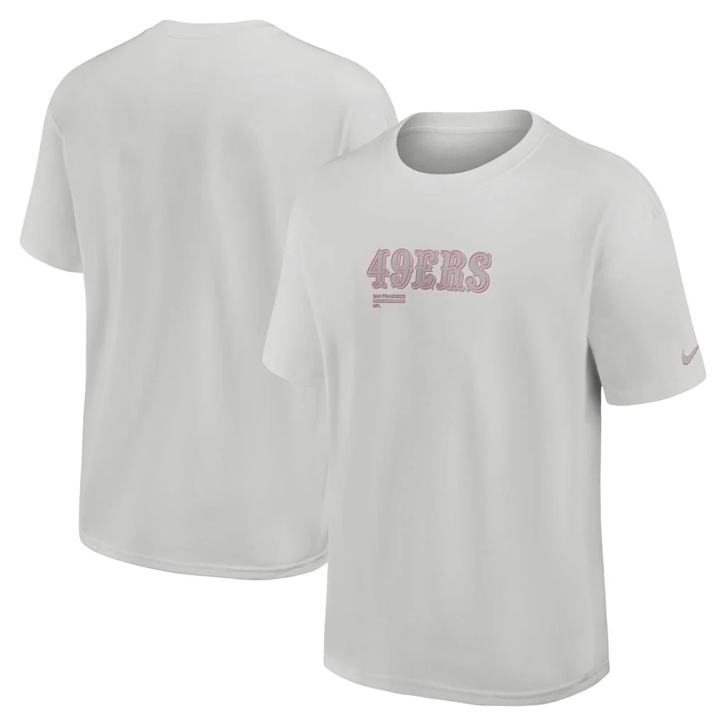 NFL San Francisco 49ers Nike Heavy Max90 T-Shirt - Gray