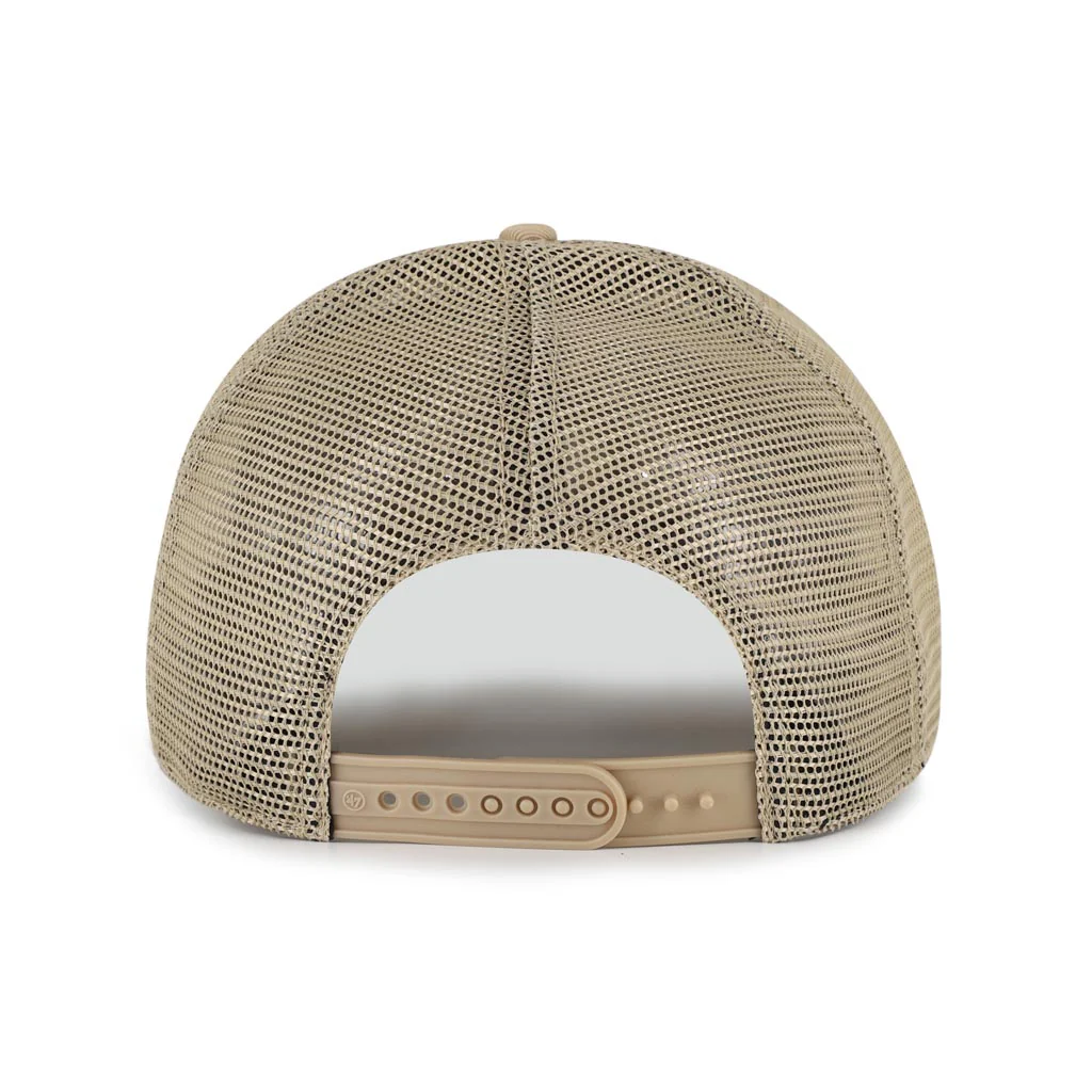 NFL San Francisco 49ers Nike Ranchero Mesh Hitch Snapback Trucker Hat - Khaki - Image 3