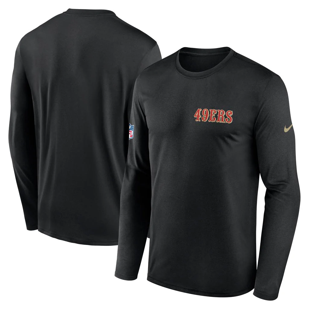 NFL San Francisco 49ers Nike Rivalries Legend Long Sleeve T-Shirt - Black
