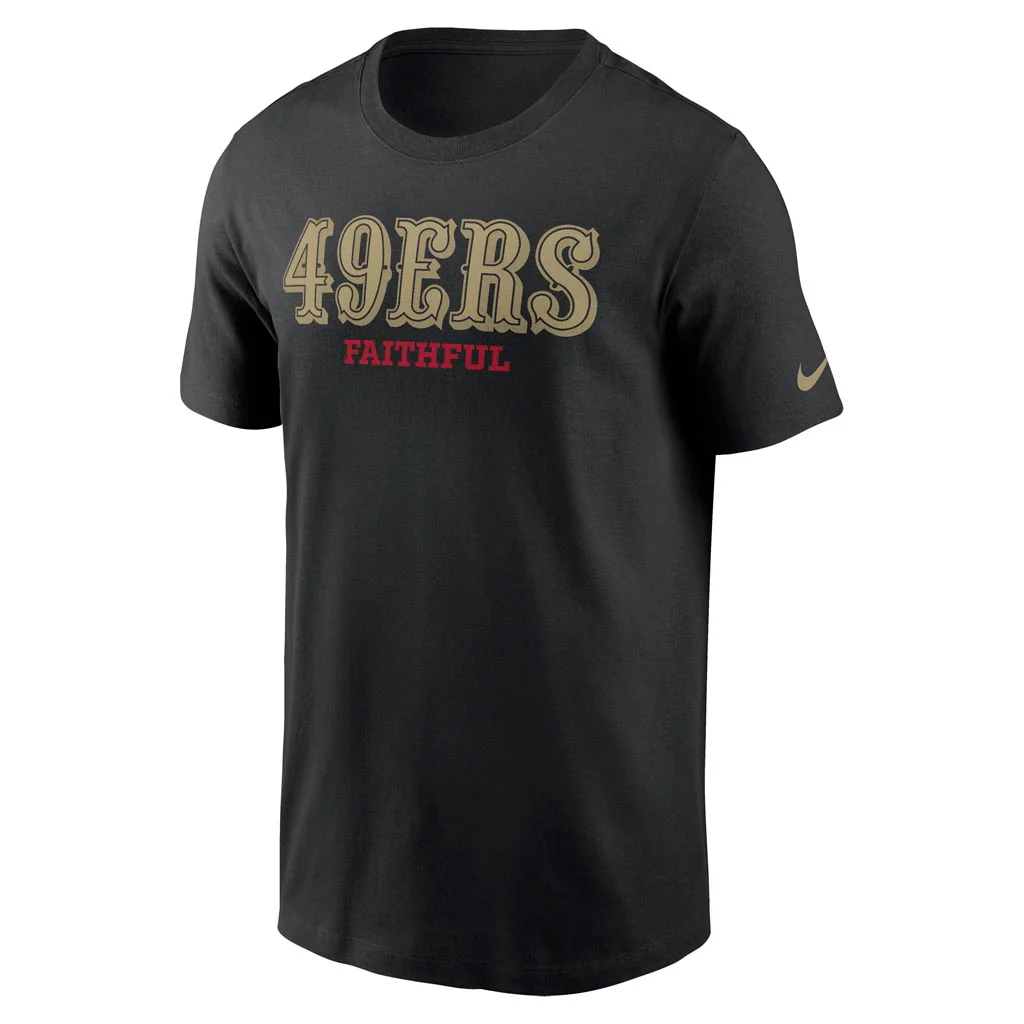 NFL San Francisco 49ers Nike Rivalries Cotton T-Shirt - Black - Image 2