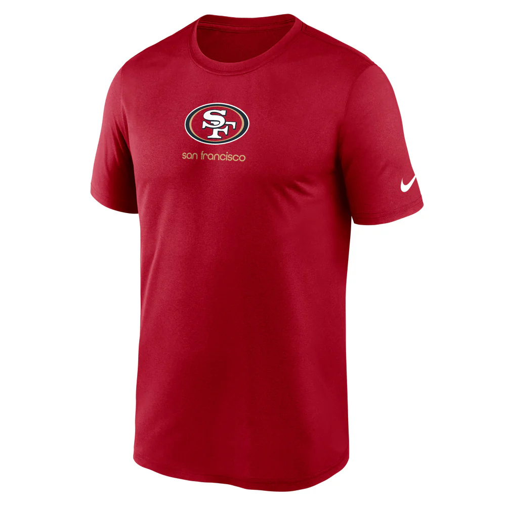 NFL San Francisco 49ers Nike Sign Legend T-Shirt - Red - Image 2