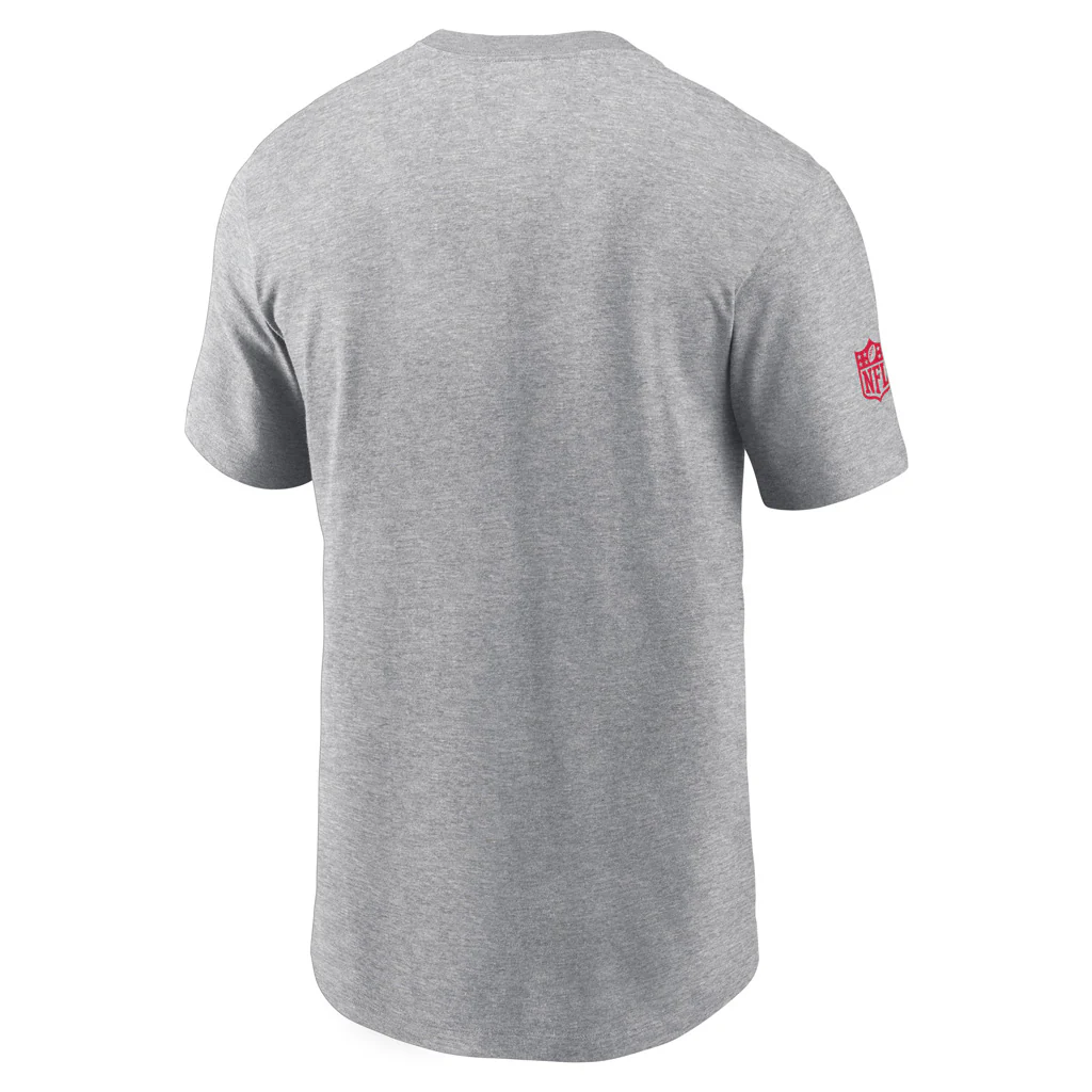 NFL San Francisco 49ers Nike Team Issue T-Shirt - Heather Gray - Image 3