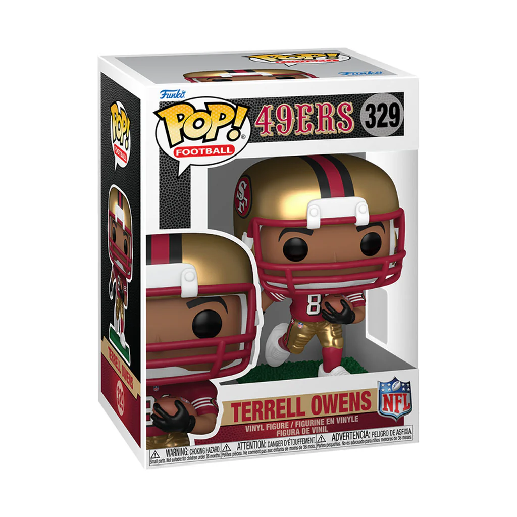 NFL San Francisco 49ers Terrell Owens Legend Pop! Vinyl Figure - Image 2