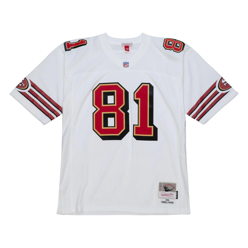 NFL San Francisco 49ers Terrell Owens Mitchell & Ness 1996 Legacy Jersey - Image 2
