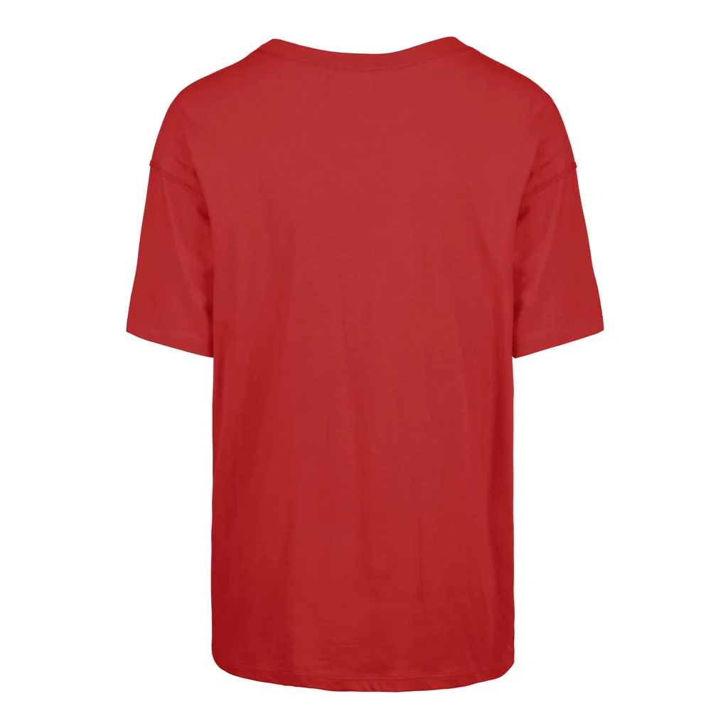 NFL San Francisco 49ers Women's '47 Lovestruck Sadie T-Shirt - Red - Image 3